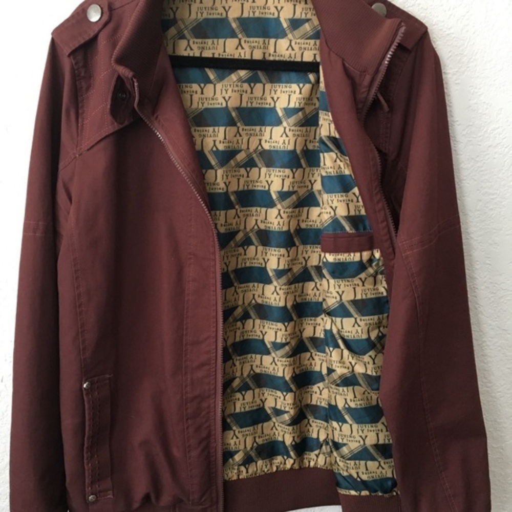DWAR Men’s Dark Red utility jacket. Size M - Picture 8 of 10